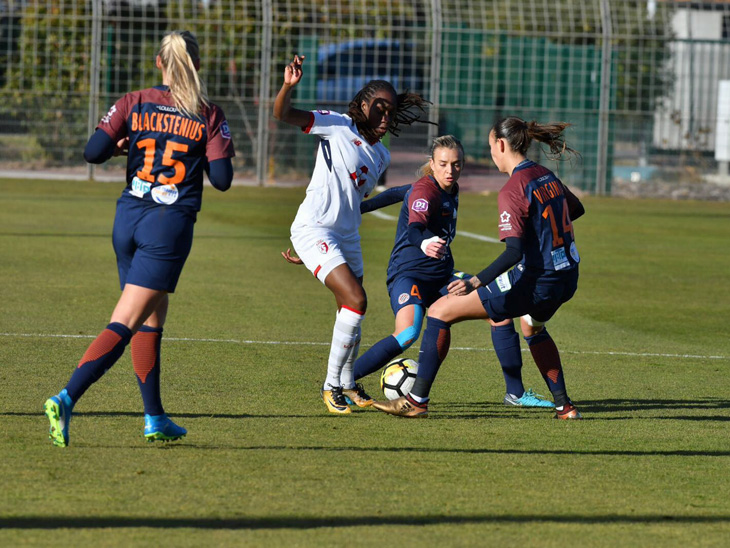 Sarr et les Lilloises ont réagi après la pause (photo LOSC.fr)