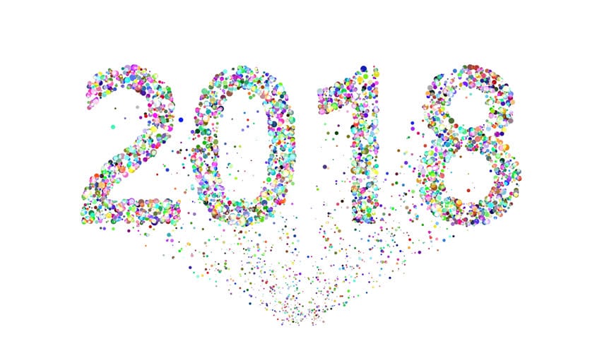 Bonne année et meilleurs voeux pour 2018