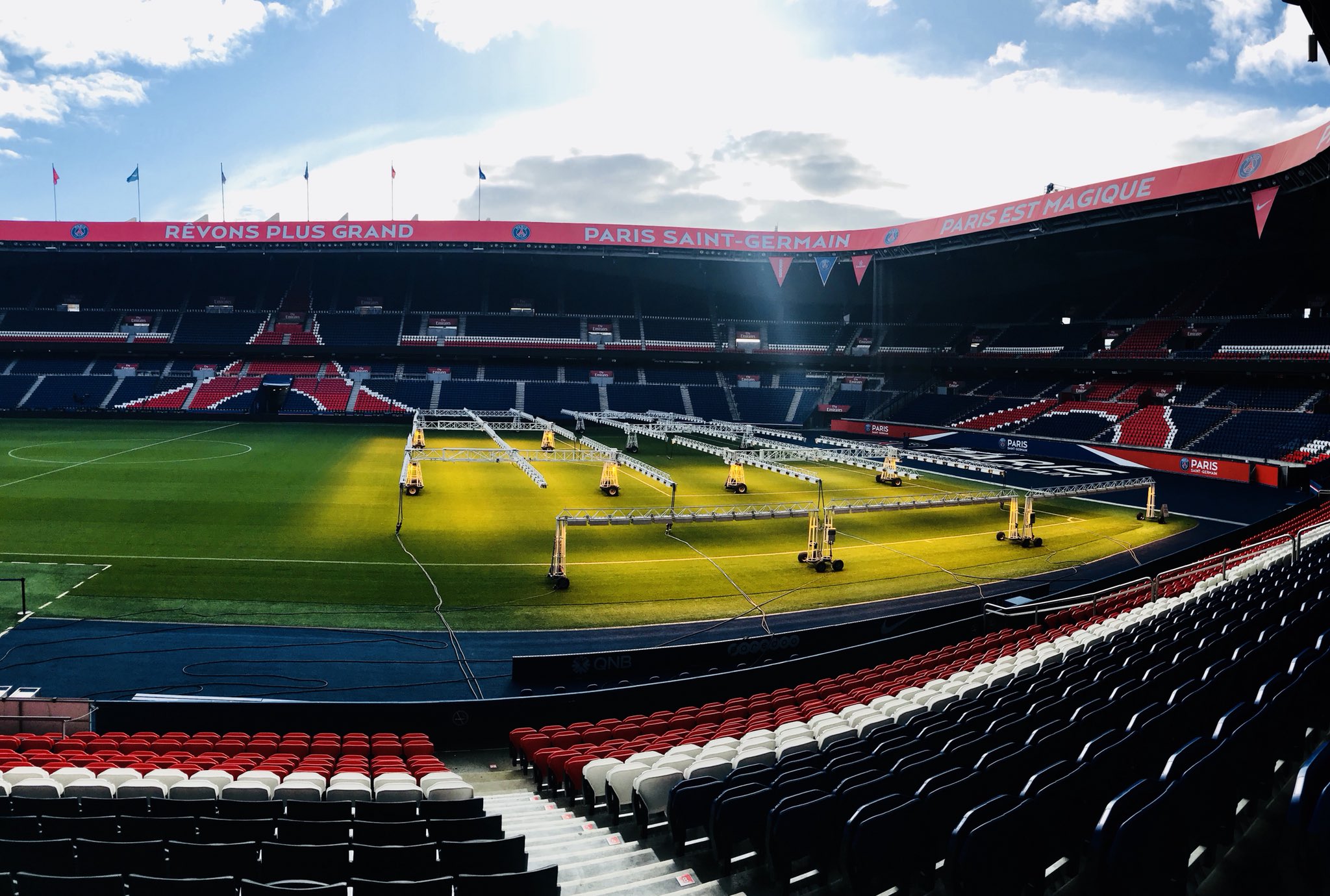 Le Parc des Princes en ouverture