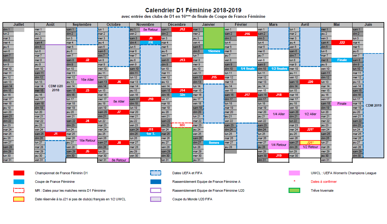 #D1F - Une saison 2018-2019 du 25 août au 4 mai