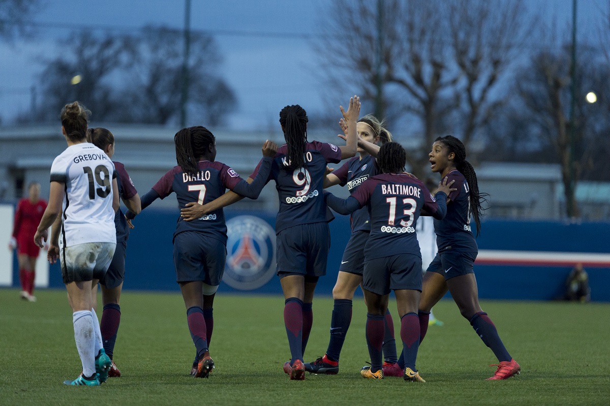 Katoto a donné le tournis à la défense du Paris FC (photo PSG.fr)