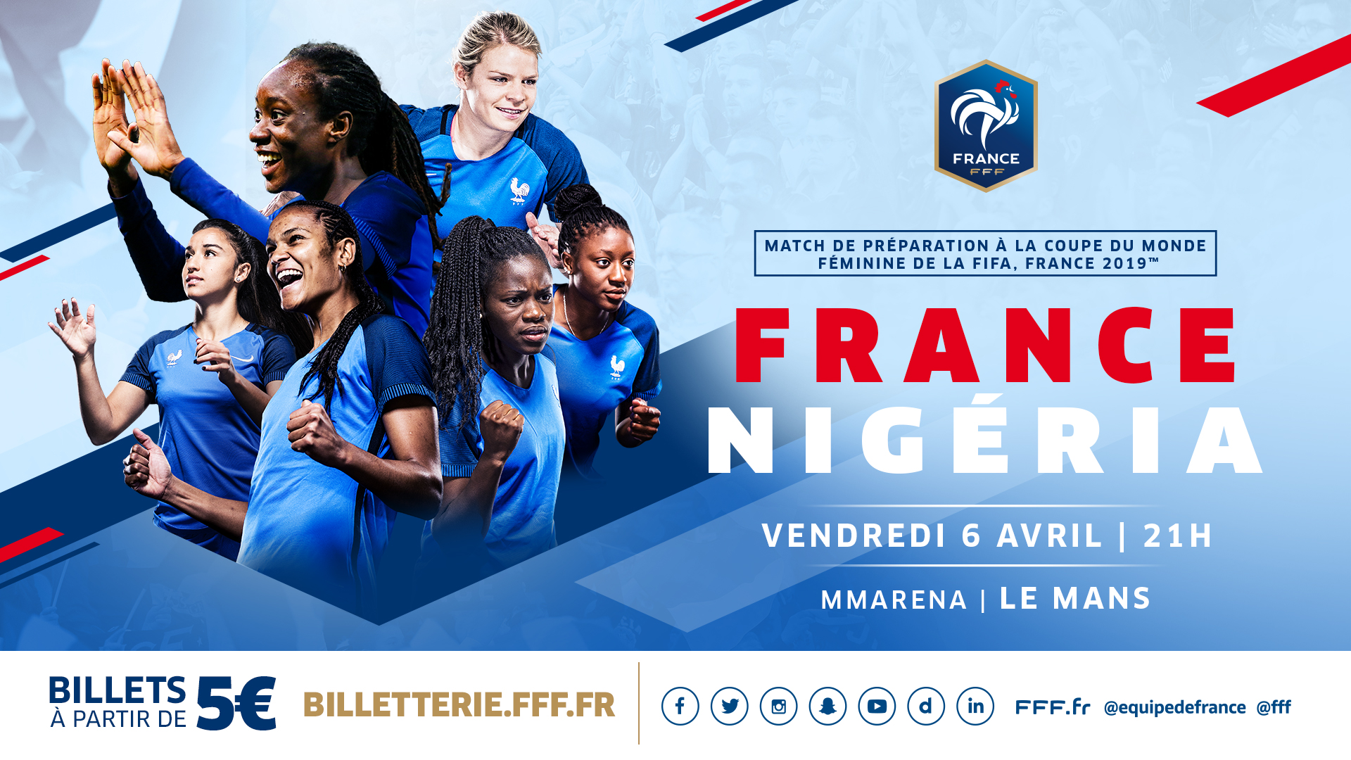 Bleues - Nouveau maillot, 5e rencontre à la MMArena face au NIGERIA