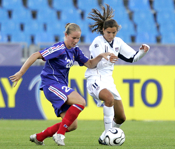 Henry face à l'Américaine Heath (archive footofeminin)