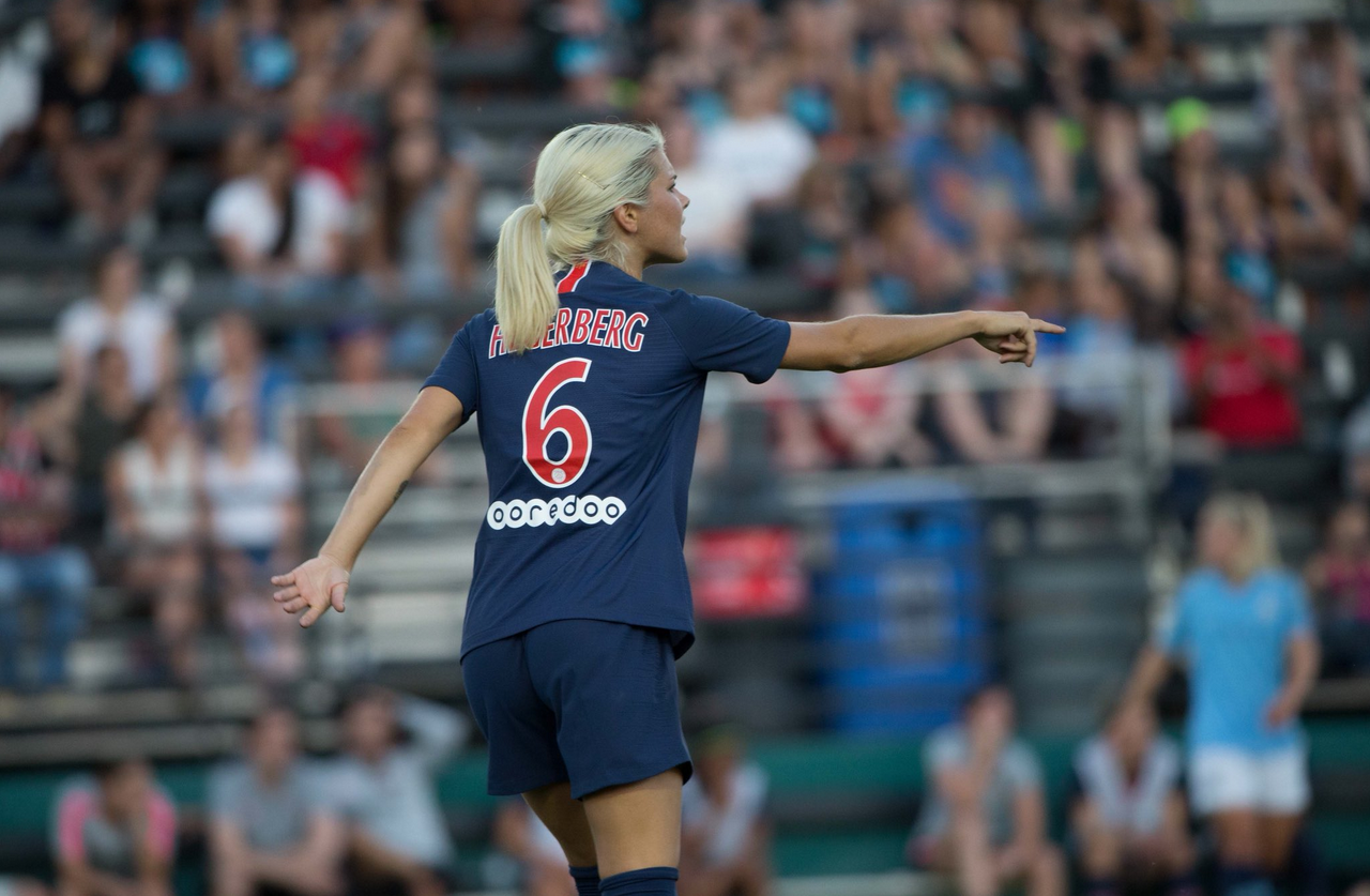 Hegerberg, entrée à la pause (photo PSG)