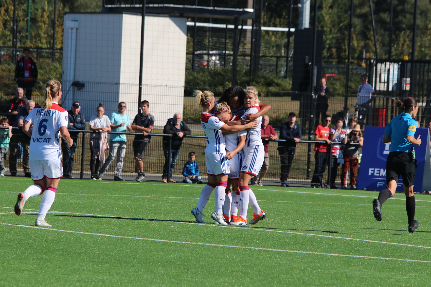 Les attaquantes lyonnaises dans le top 10 (photo EAG)