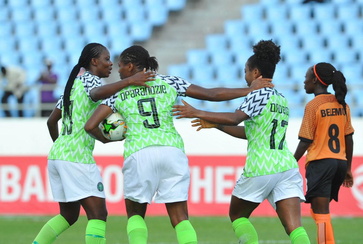 Oparanozie et le Nigeria ont bien réagi (photo CAF)