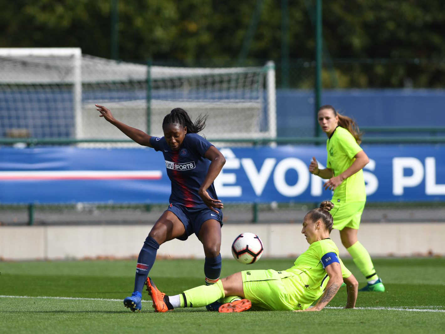 Diani lors du match aller où le PSG avait concédé le nul devant Lille (photo PSG)