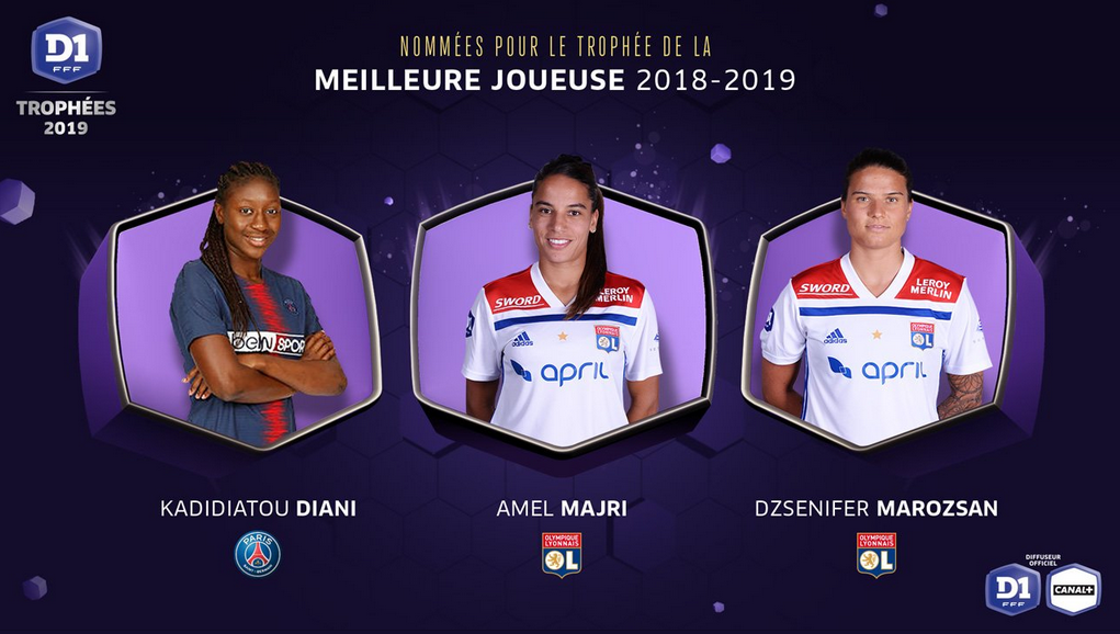 #D1F - Les nommé(e)s pour les trophées de la D1
