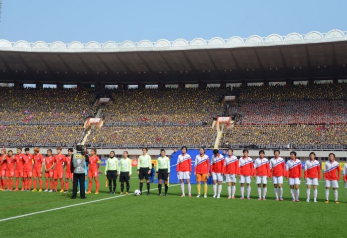 Le stade de Pyongyang a accueilli la plus forte affluence de toutes les qualifications à la Coupe du Monde