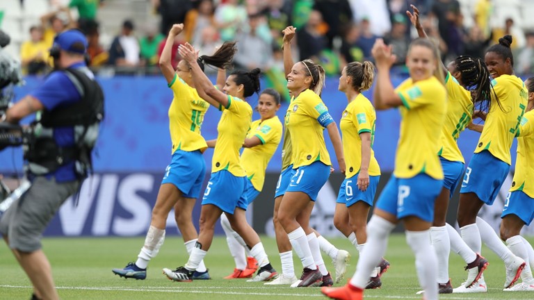 Les Brésiliennes ont gagné contre la Jamaïque et l'Italie lors du premier tour (photo FIFA.com)
