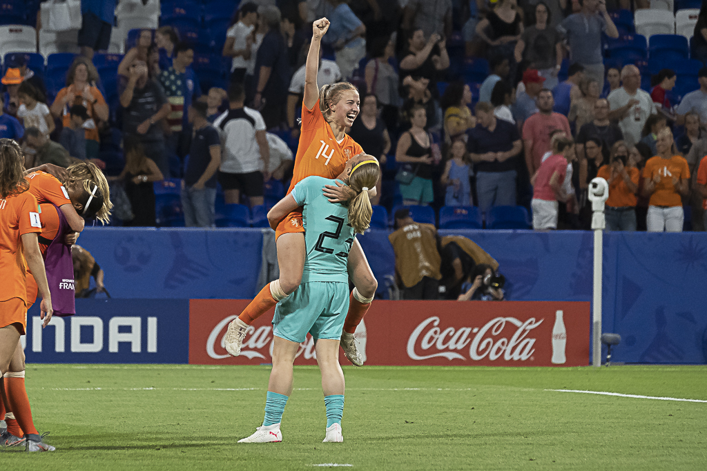 Groenen, buteuse décisive en demi (photo Eric Baledent/FOF)
