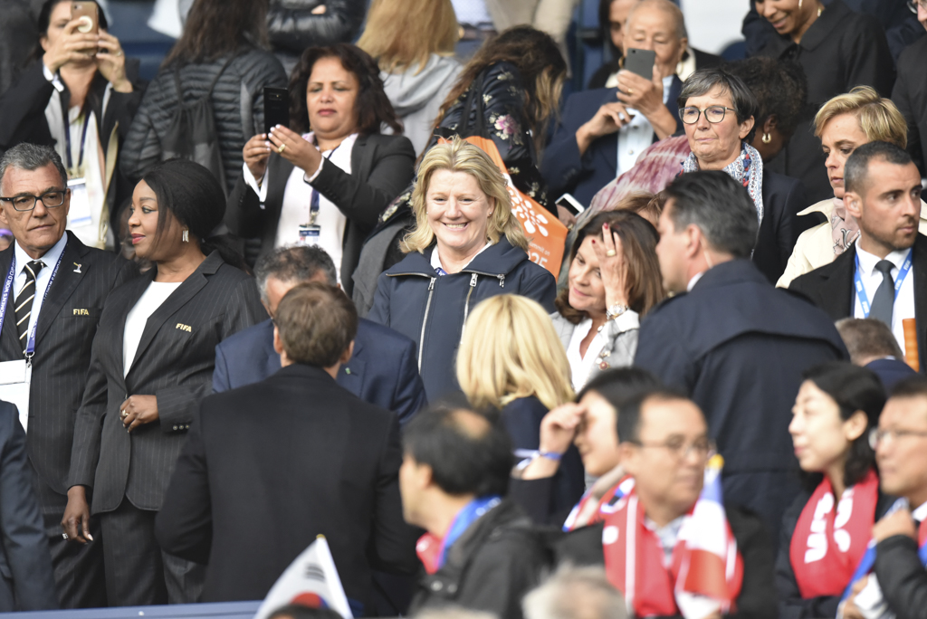 Brigitte Henriques au centre (photo Frédérique Grando/FOF)