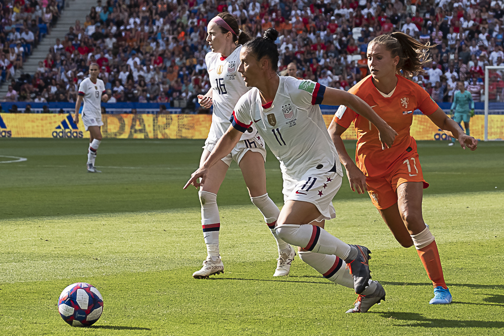 Ali Krieger, entrée à la pause (photo Eric Baledent/FOF)