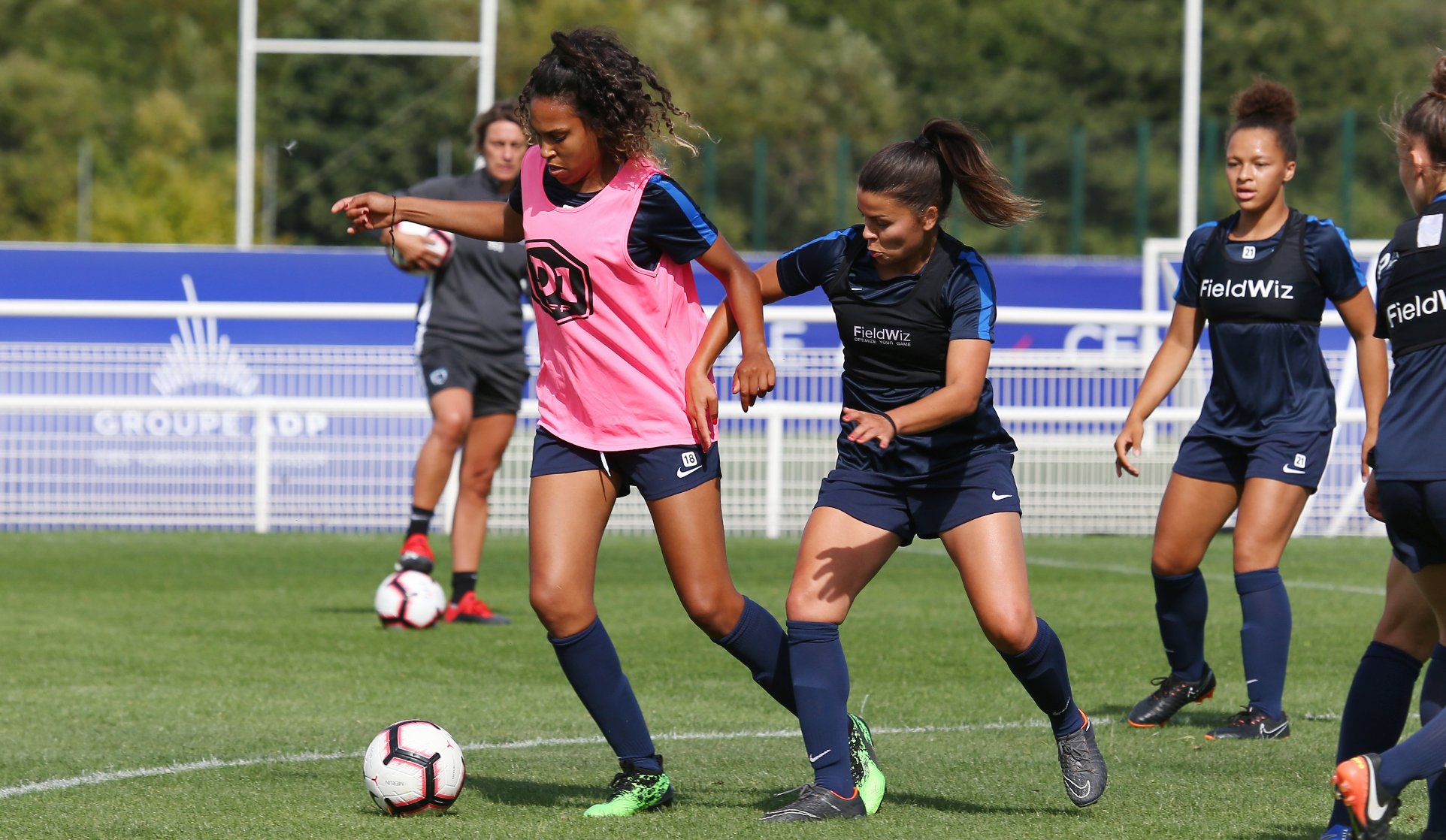 Sow, Ferreira et Barclais, trois recrues estivales (photo Paris FC)