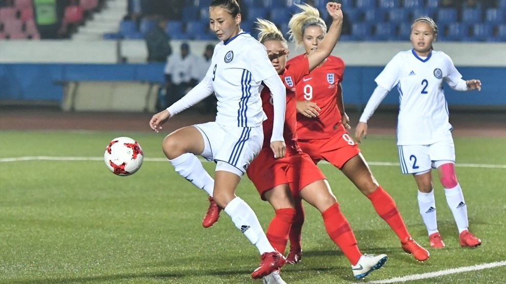 La capitaine Begaim Kirgizbaeva