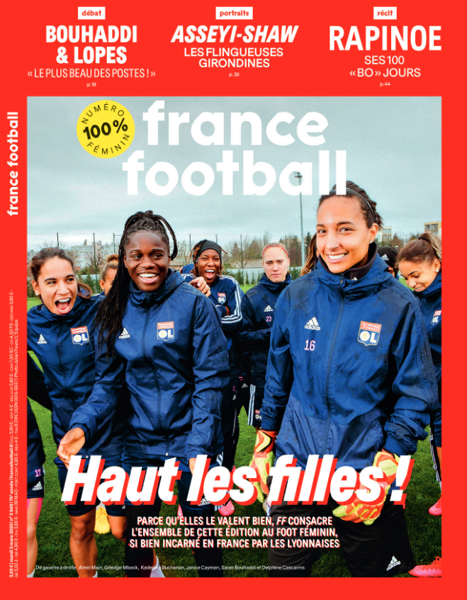 FRANCE FOOTBALL consacre son numéro du 3 mars au foot féminin