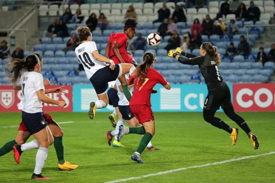 Diana avait ouvert le score pour le Portugal (photo FPF) Diana avait ouvert le score pour le Portugal (photo FPF)