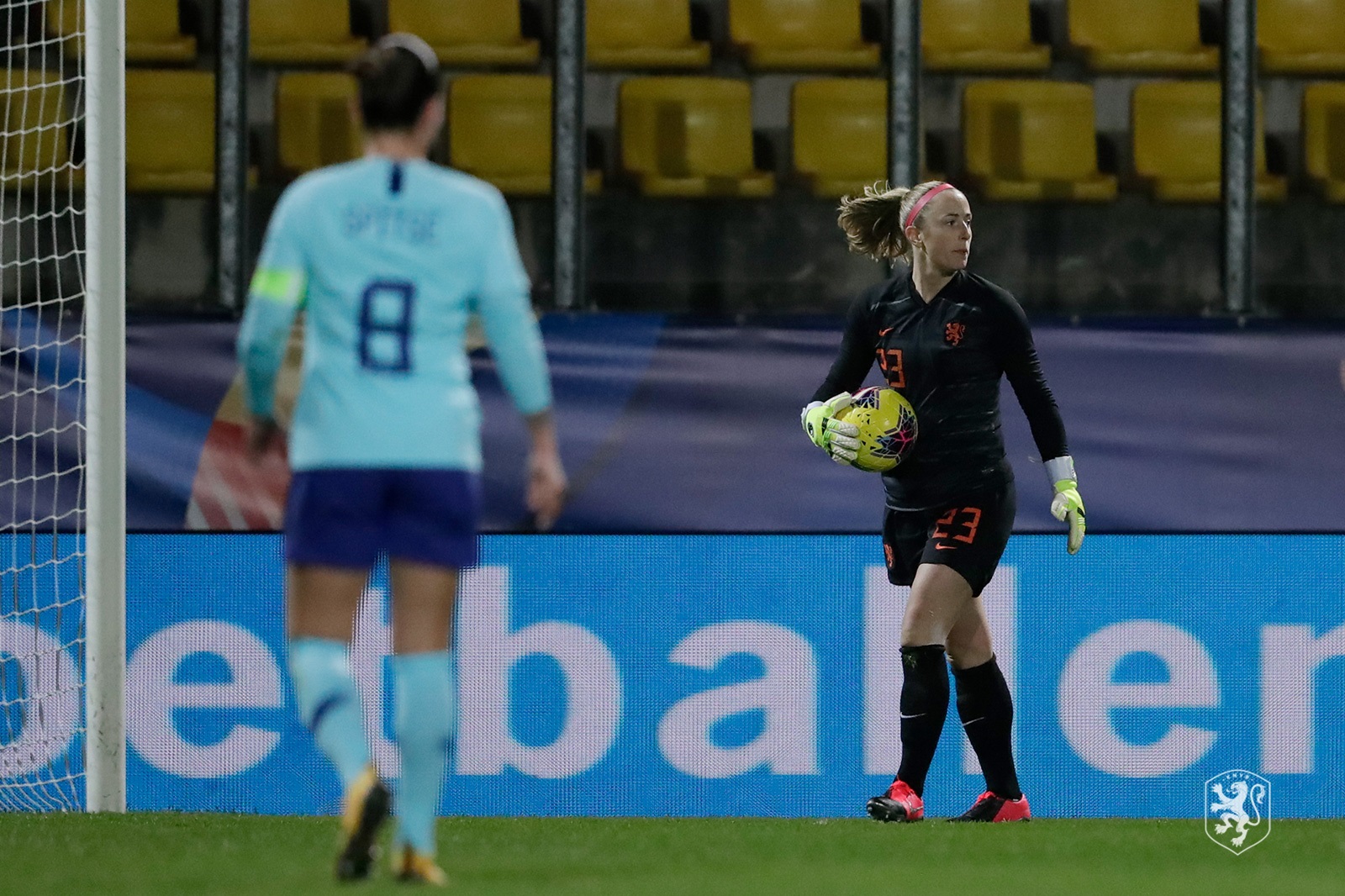 Geurts est entré après l'expulsion de Kop (photo KNVB)
