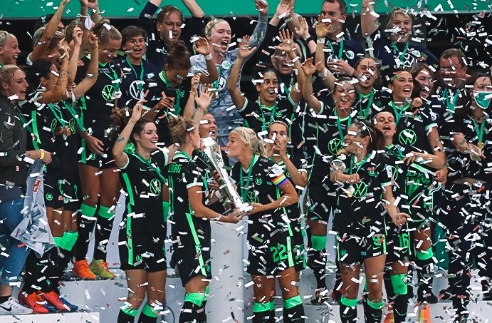 Wolfsburg a réussi le doublé en Allemagne