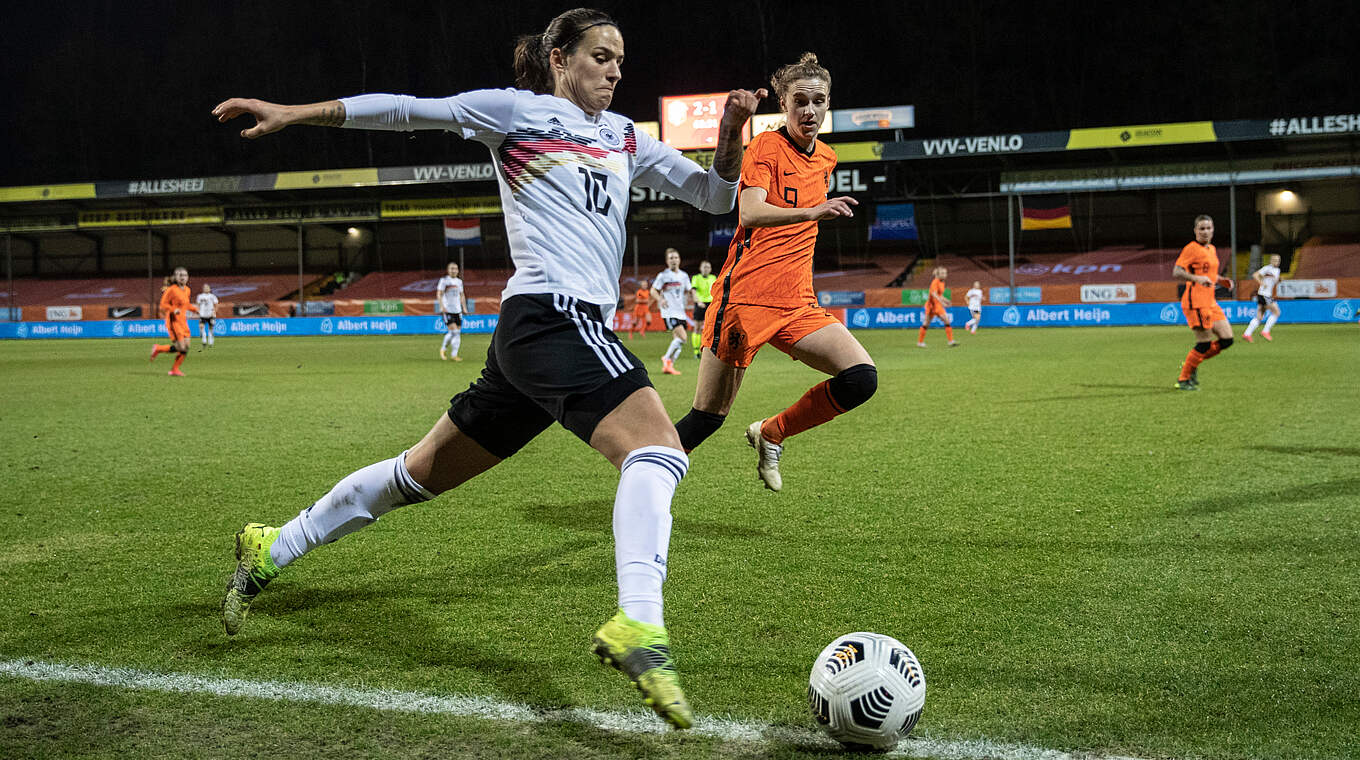 Marozsán et ses partenaires s'inclinent 1-2 aux Pays-Bas (photo DFB.de)