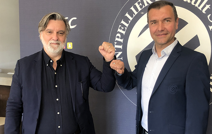 Laurent Nicollin et Yannich Chandioux (photo MHSC) Laurent Nicollin et Yannich Chandioux (photo MHSC)