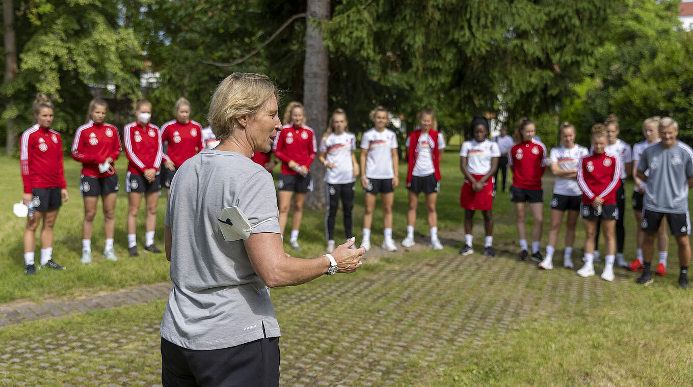 Martina Voss-Tecklenburg va devoir innover dans le onze de départ (photo DFB)