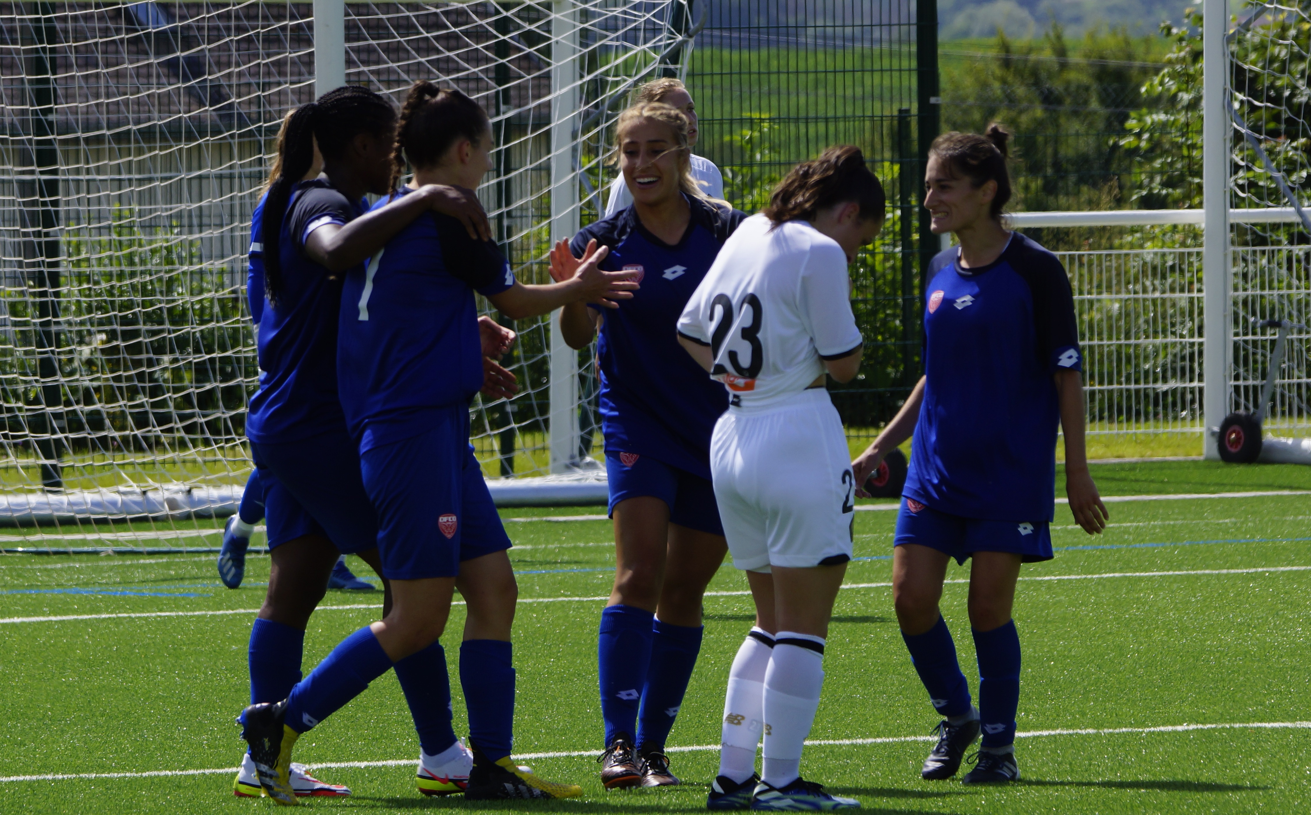 Dijon a ouvert le score juste avant la pause (photo Sébastien Duret)