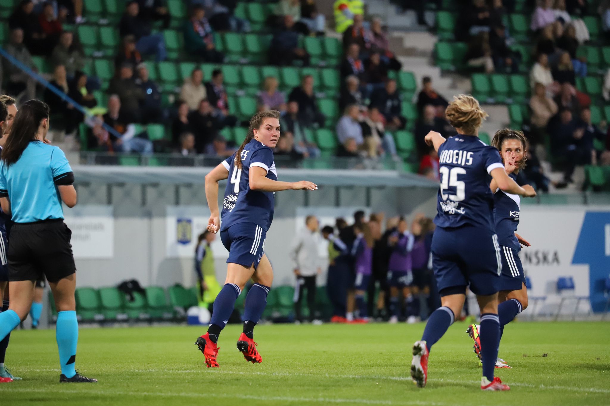 Katja Snoeijs a donné un peu d'air à son équipe avant la pause (photo FCGB) Katja Snoeijs a donné un peu d'air à son équipe avant la pause (photo FCGB)