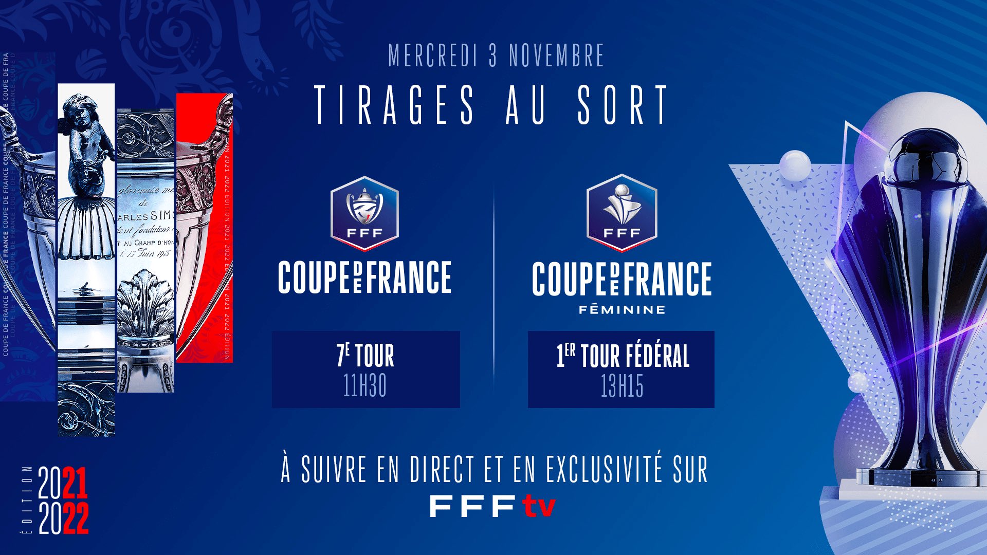 Coupe de France - Tirage au sort ce mercredi à 13h15 Coupe de France - Tirage au sort ce mercredi à 13h15