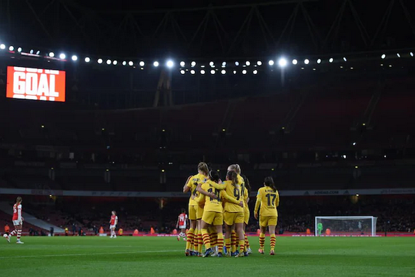 A l'Emirates Stadium, le Barça a brillé (photo UEFA.com)