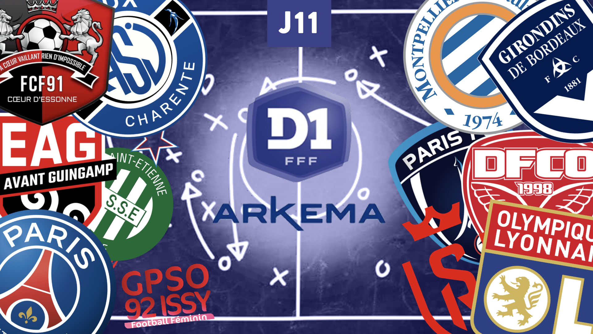 #D1Arkema - Les statistiques de la 11e journée