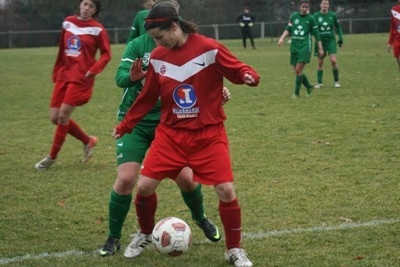 Jennifer Boissou a inscrit le premier but du match Jennifer Boissou a inscrit le premier but du match
