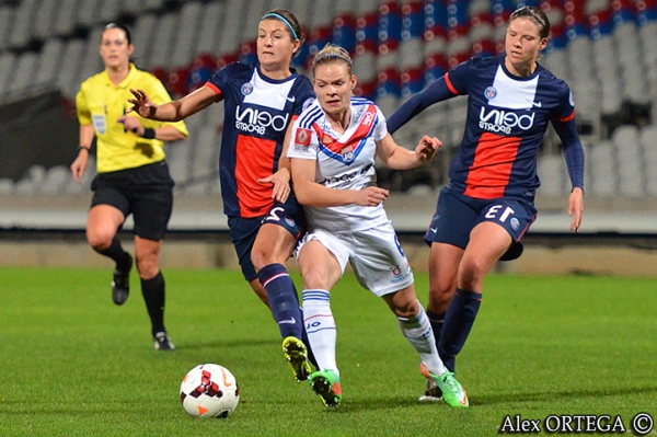 Eugénie Le Sommer et l'OL se sont pris les pieds dans le tapis