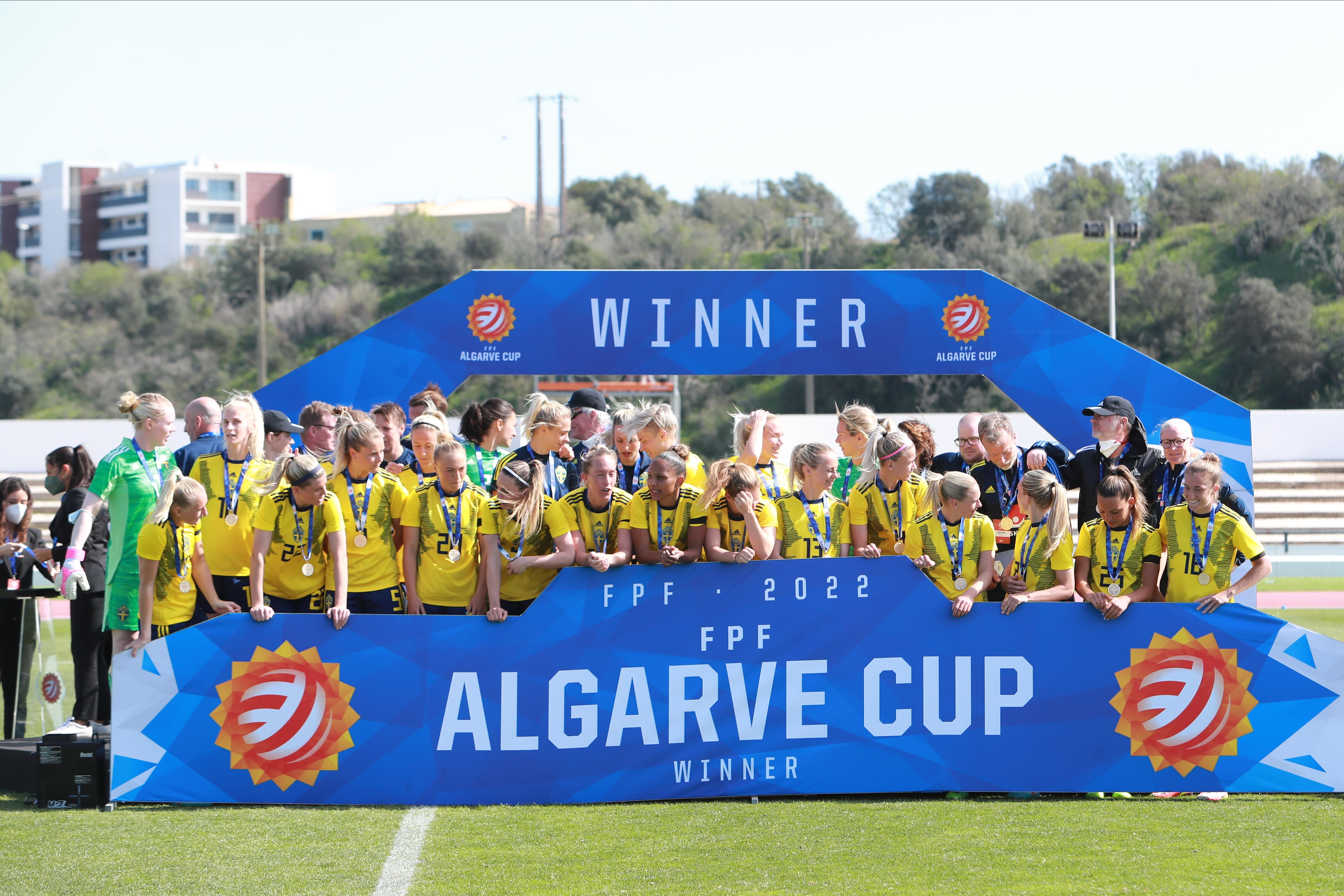 La Suède a remporté la 28e édition de l'Algarve Cup (photo FPF)