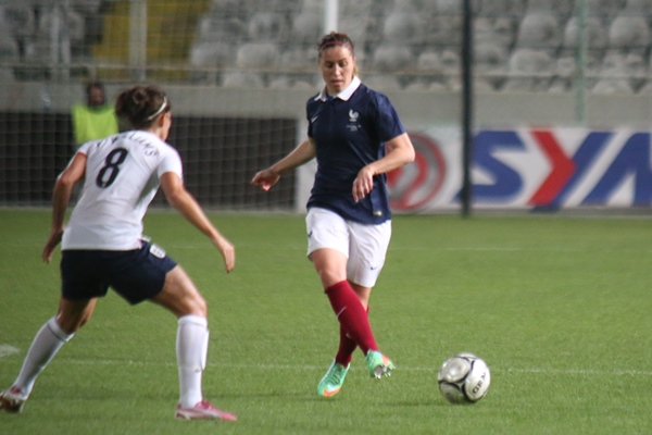 Camille Abily a joué le tournoi en milieu défensif (photo Sébastien Duret)