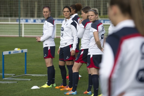 Diaporama - L'entrainement des Bleues du 2 avril en photos