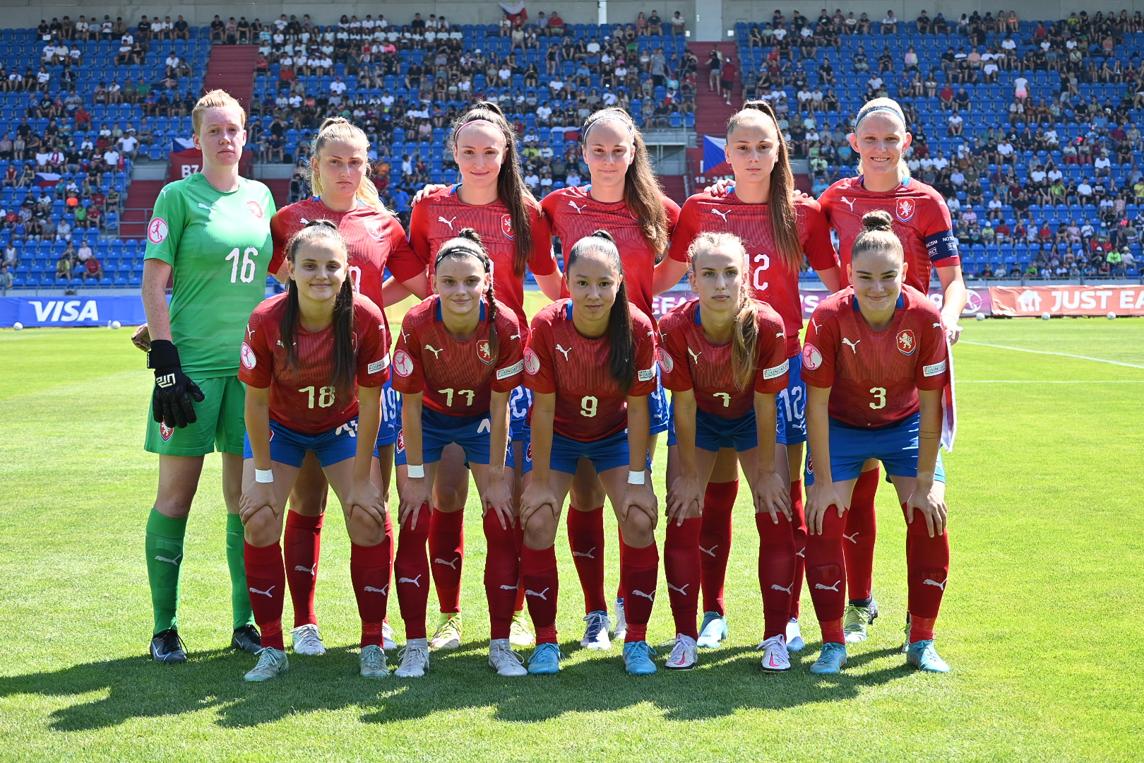 La République tchèque (photo Fotbal cz)