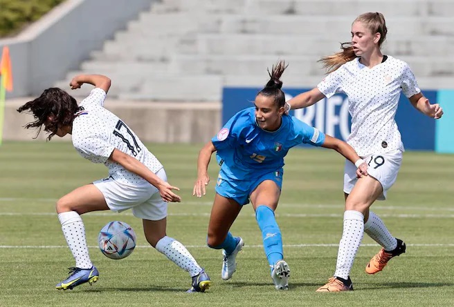 Françaises et Italiennes n'ont rien lâché (photo UEFA.com)