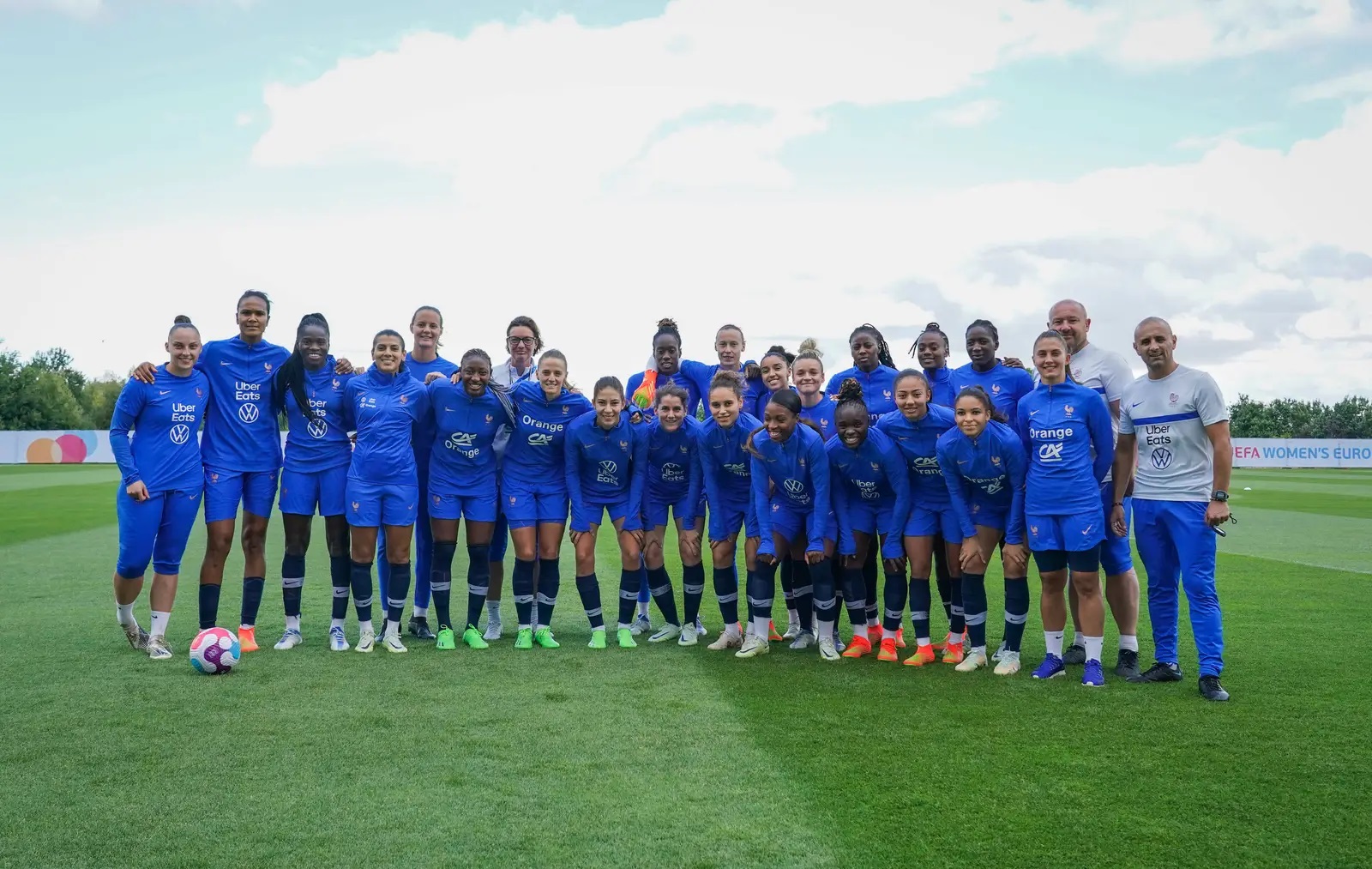 Les Bleues d'attaque (photo Tim GUIGON/FFF)
