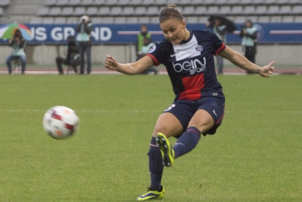 Laure Boulleau aimerait remporter une deuxième Coupe de France avec le PSG (Photo : Eric Baledent)