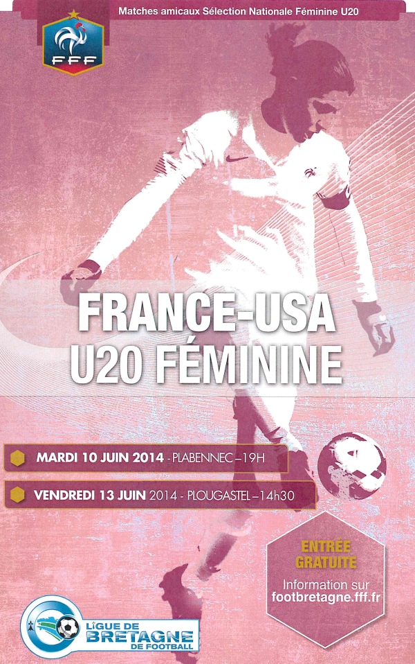 Equipe de France U20 - Premier test face aux Etats-Unis à Plabennec