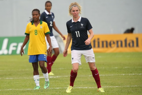Laëtitia Tonazzi, sortie prématurément après l'exclusion de Renard (photo A Mesa/FFF) Laëtitia Tonazzi, sortie prématurément après l'exclusion de Renard (photo A Mesa/FFF)