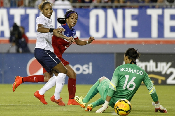 Sydney Leroux a ouvert le score (photo B Blanco) Sydney Leroux a ouvert le score (photo B Blanco)