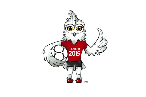 Coupe du Monde 2015 - Une chouette harfang comme mascotte ! Coupe du Monde 2015 - Une chouette harfang comme mascotte !