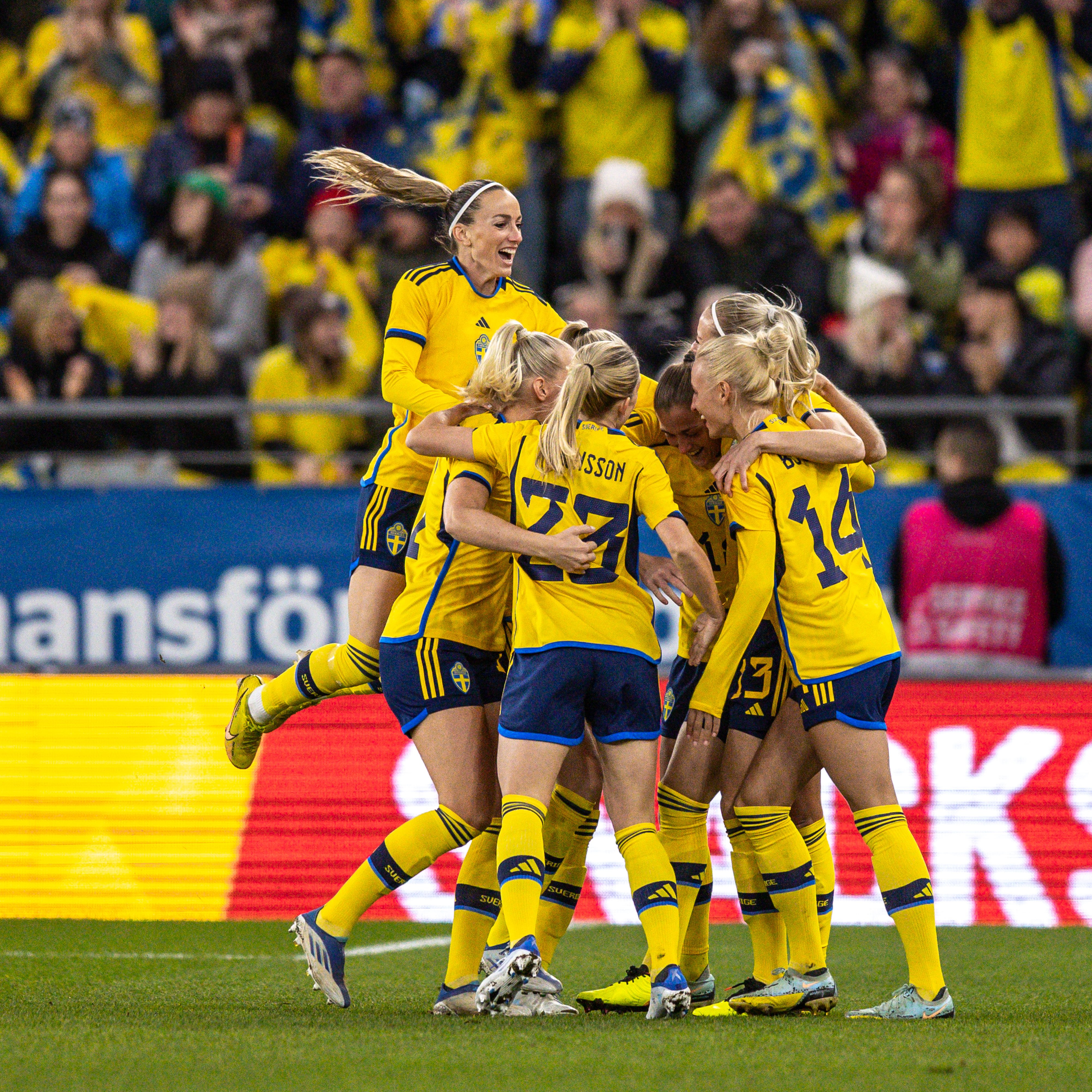 Les Suédoises ont trompé à trois reprises la défense française (photo SVF) Les Suédoises ont trompé à trois reprises la défense française (photo SVF)
