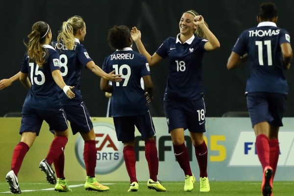 Les Françaises ont confirmé leur statut de favorites du groupe D (photo FIFA.com)