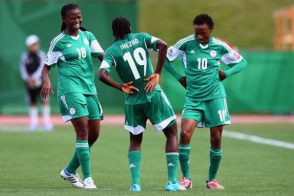 Les Nigerianes dansent sur leur deuxième but (photo FIFA.com) Les Nigerianes dansent sur leur deuxième but (photo FIFA.com)