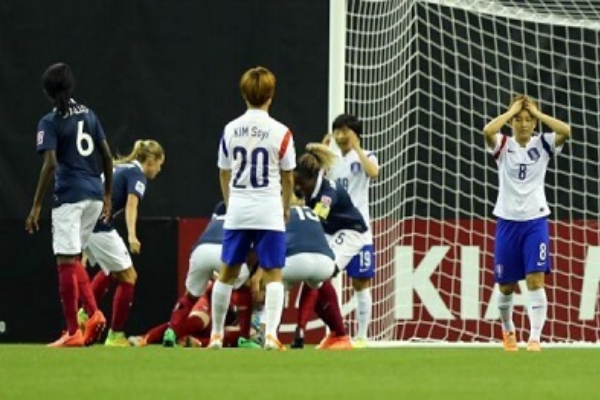 Les Sud-Coréennes n'ont cadré qu'une fois en cent vingt minutes, lors du penalty (photo FIFA)