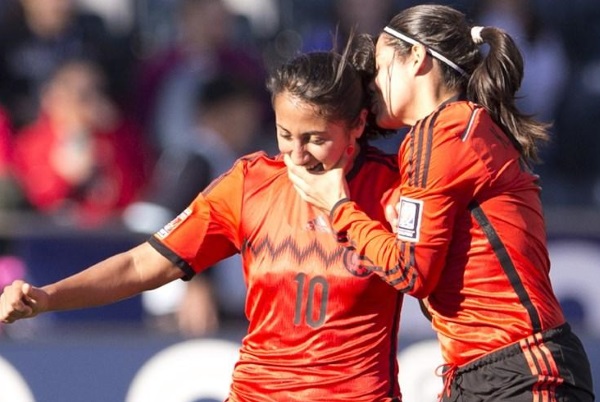 Les Mexicaines y sont parvenues dans la difficulté (photo CONCACAF) Les Mexicaines y sont parvenues dans la difficulté (photo CONCACAF)