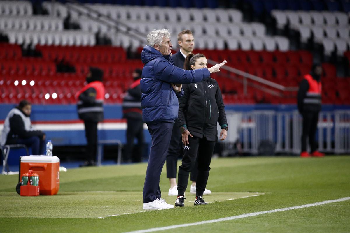 Gérard Prêcheur avait de quoi être agacé à l'issue de la rencontre (photo PSG)